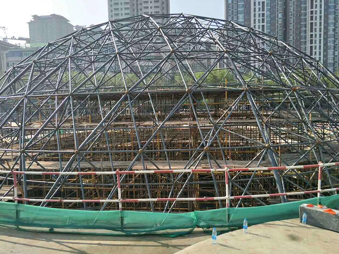 滨州球形网架钢结构施工